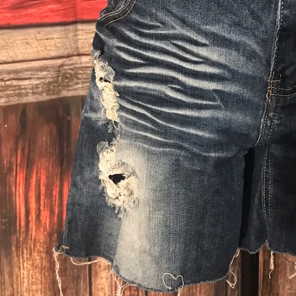 Machine Pour Neuf Mode distressed shorts - Picture 3 of 8